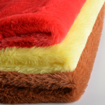 现货供应大小兔毛 15毛大兔绒 仿兔毛600g柔软毛绒服装鞋材面料