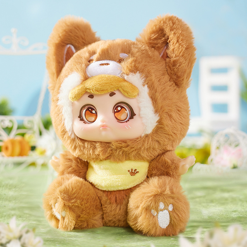 动物游园会盲盒网红潮玩可爱毛绒公仔玩具女孩手办摆件生日礼物