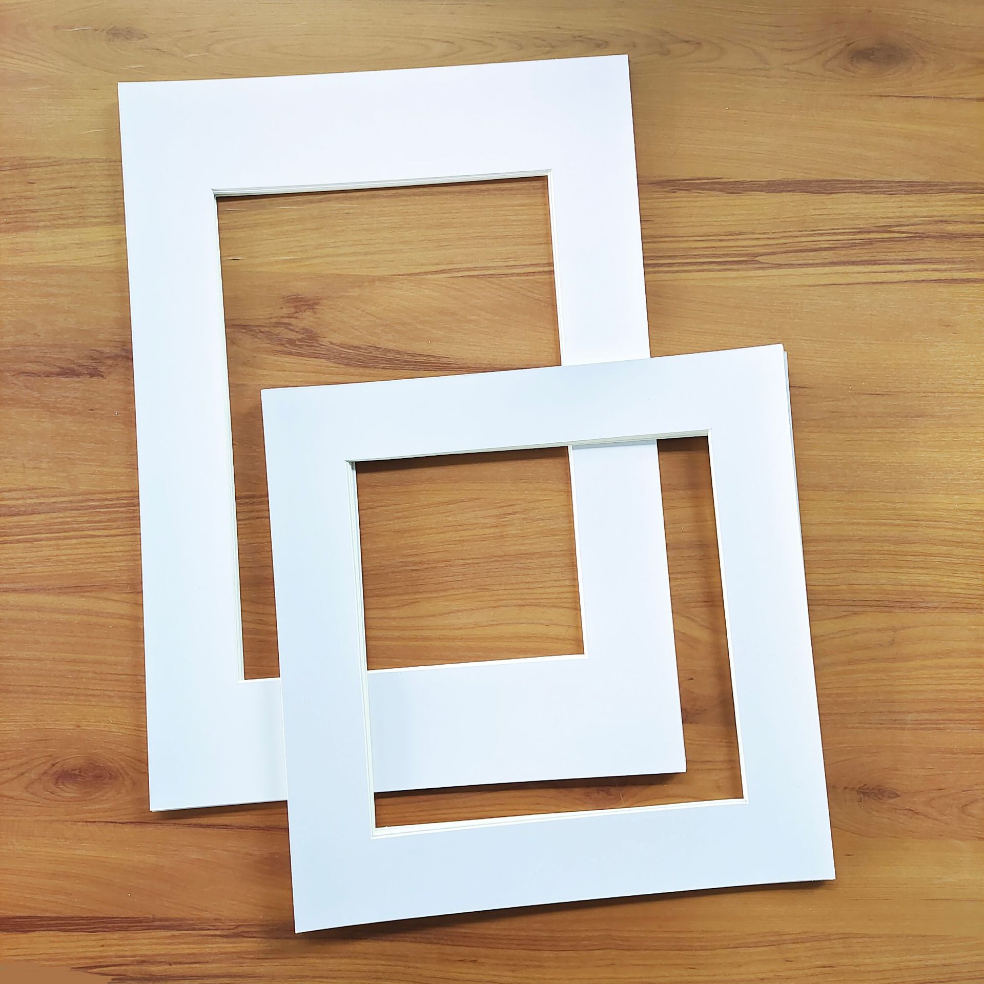 相框卡纸 白色装裱卡纸内衬1mm2mm 方形画框 相框卡纸开孔相框