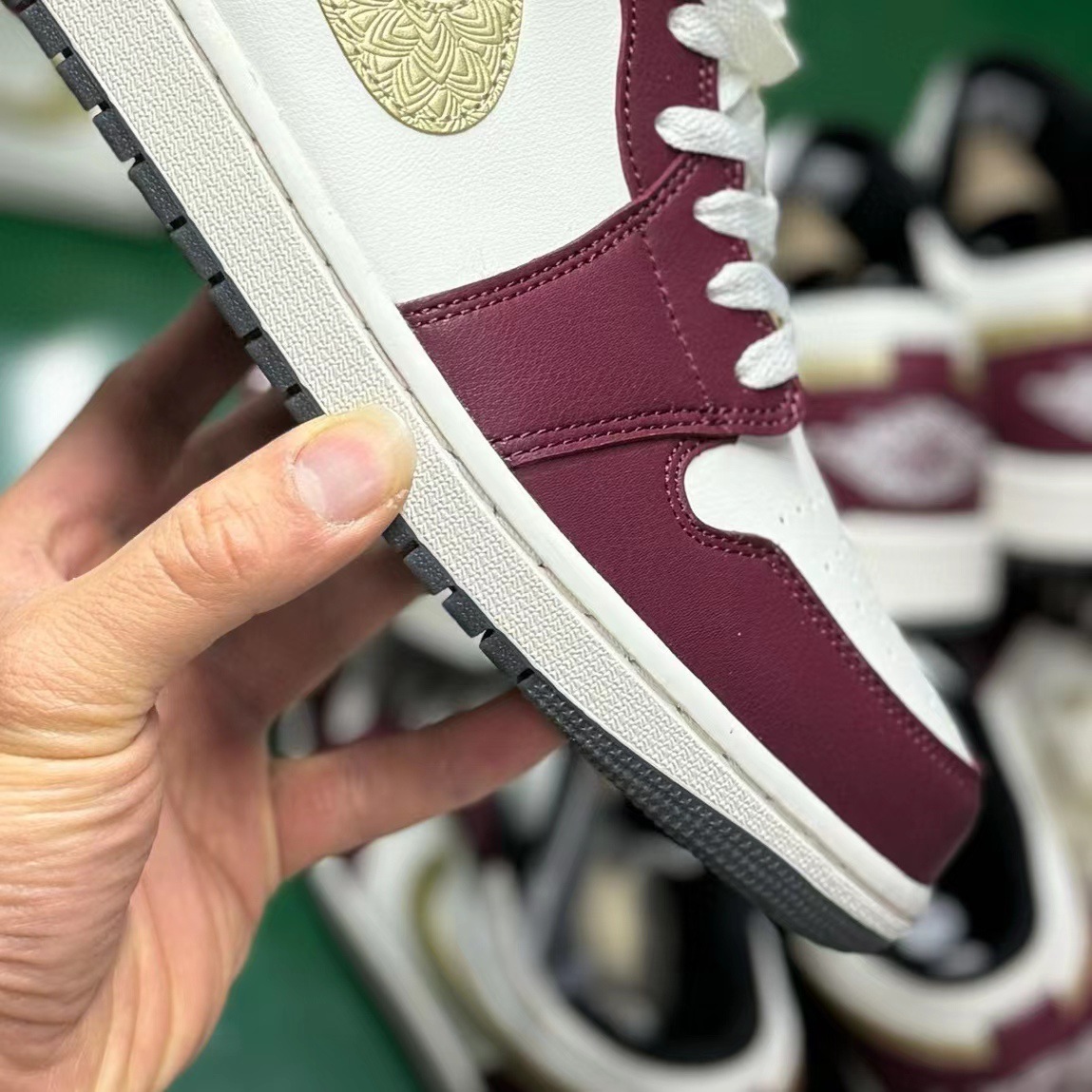 aj1高版莆田纯原藤原浩闪电倒勾乔1运动板鞋龙年情侣郭艾伦篮球鞋