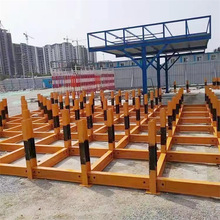 工地钢筋堆放架厂家 标准化钢筋摆放平台建筑组装式钢筋笼存放架