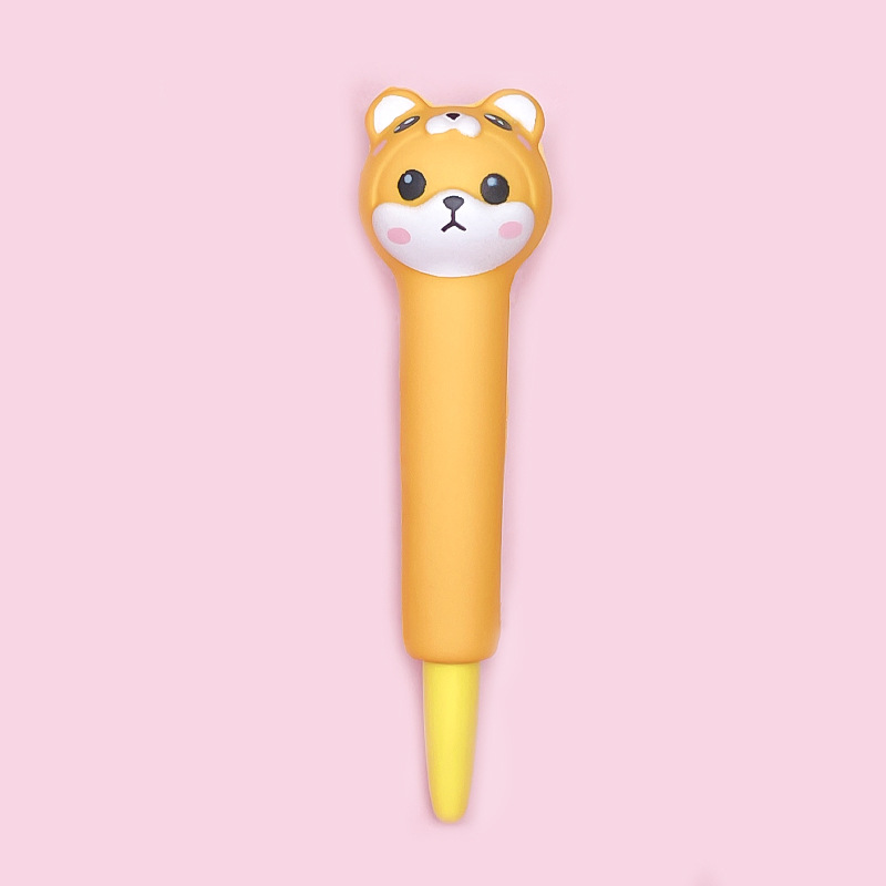 New Creative Decompression Pen Decompression Pen Pig Cartoon Student Vent Pen Slow Rebound Pen Cute Gel Pen