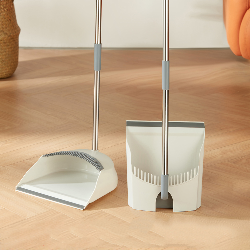 0成交394件旋转扫把簸箕套装塑料扫帚畚斗笤帚扫地神器家用折叠撮箕扫