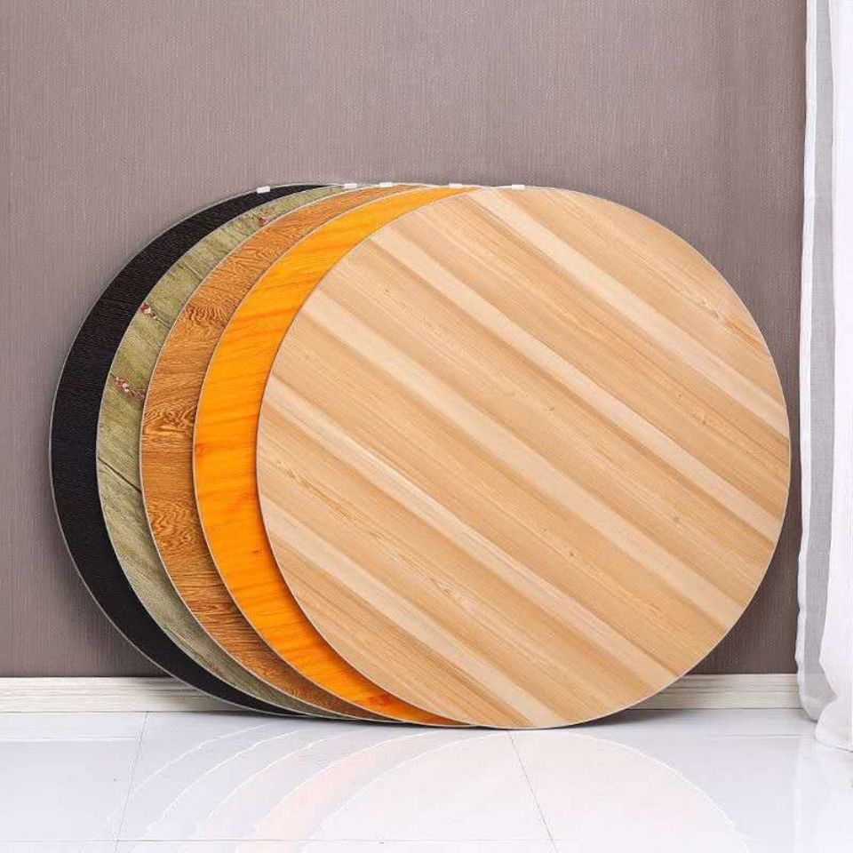 木板圆桌面板多功能餐桌面板圆形茶几面板家用圆形桌子面板