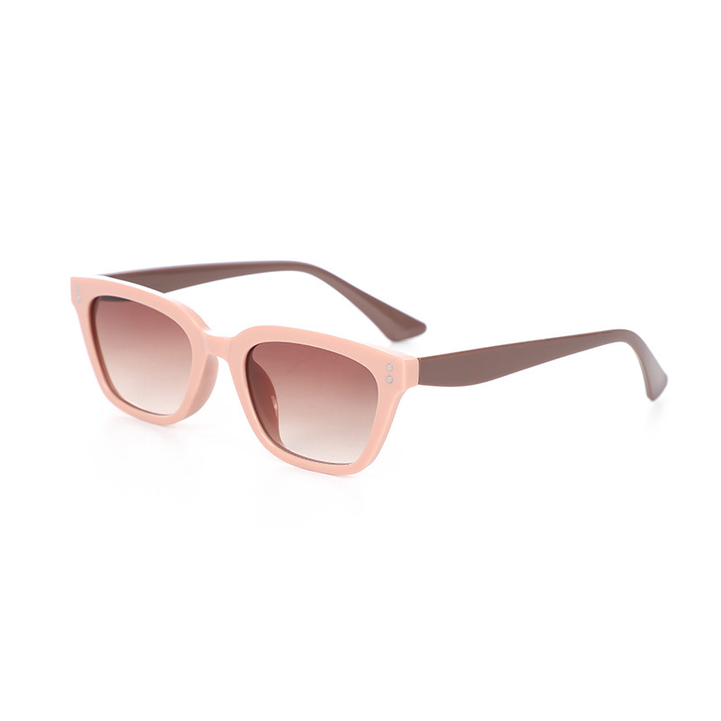 2022 Internet Celebrity Same Fashion High-Grade Sunglasses Ins Style Korean Style Concave Shape Small Frame Anti-Dazzling Sunglasses