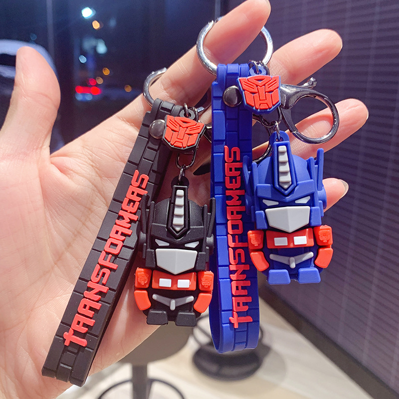 2021新款创意机器人公仔钥匙扣汽车挂件卡通包包挂饰娃娃机小礼物