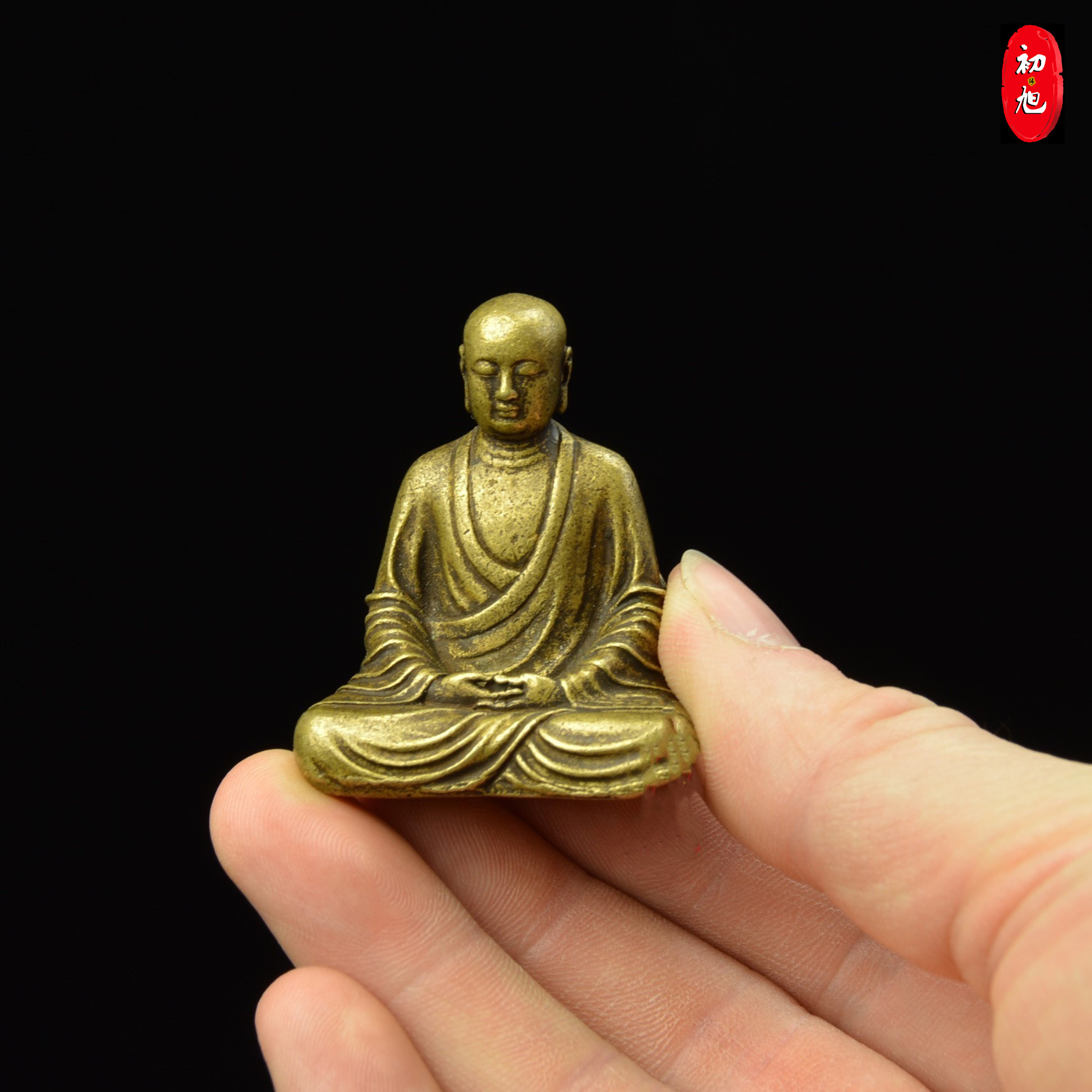古铜佛像小号随身平安佛口袋佛佛祖观音地藏菩萨铜佛像复古实心铜