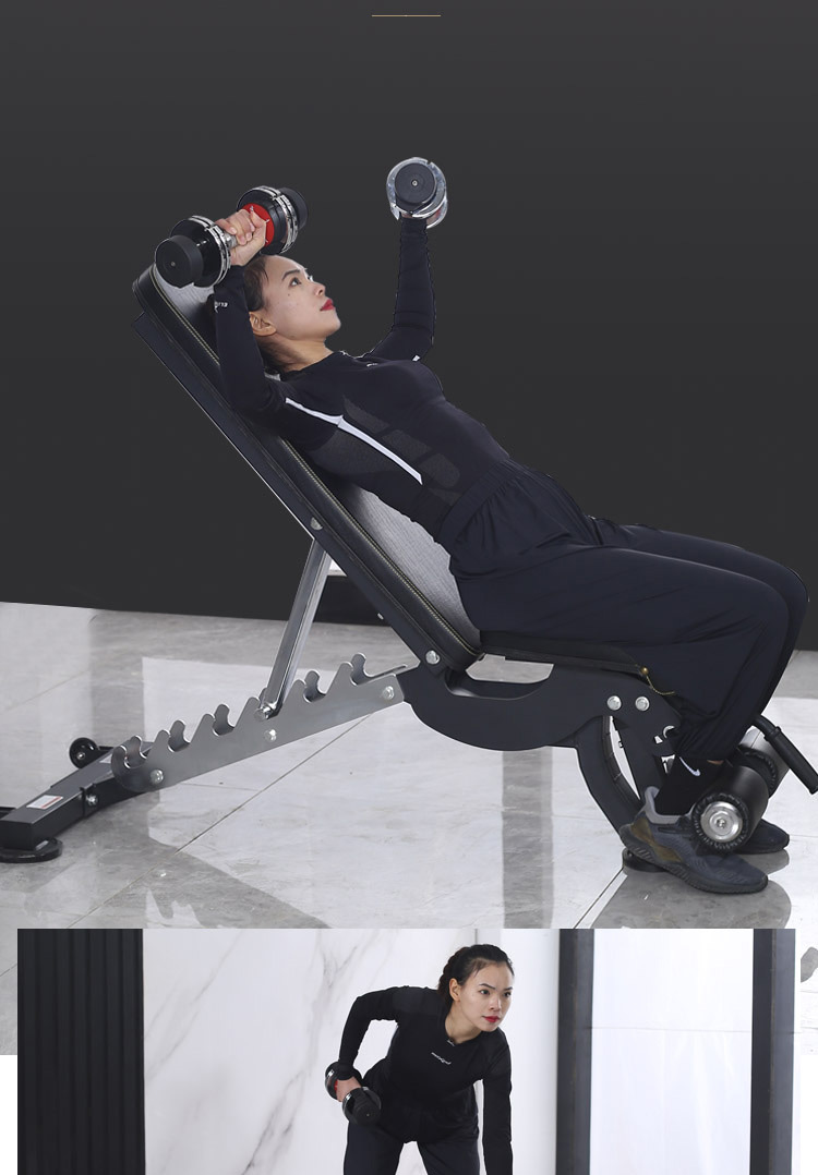 厂家直供调节凳仰卧起做卧推多功能卷腹健身凳可调节哑铃推举凳