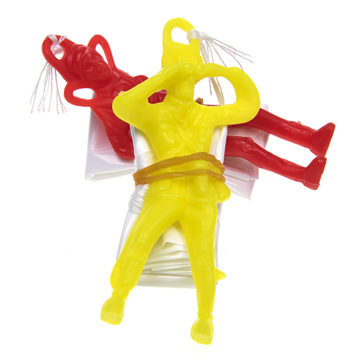 儿童战争玩具伞兵空降小人军事模型降落伞小人模型益智玩具礼物