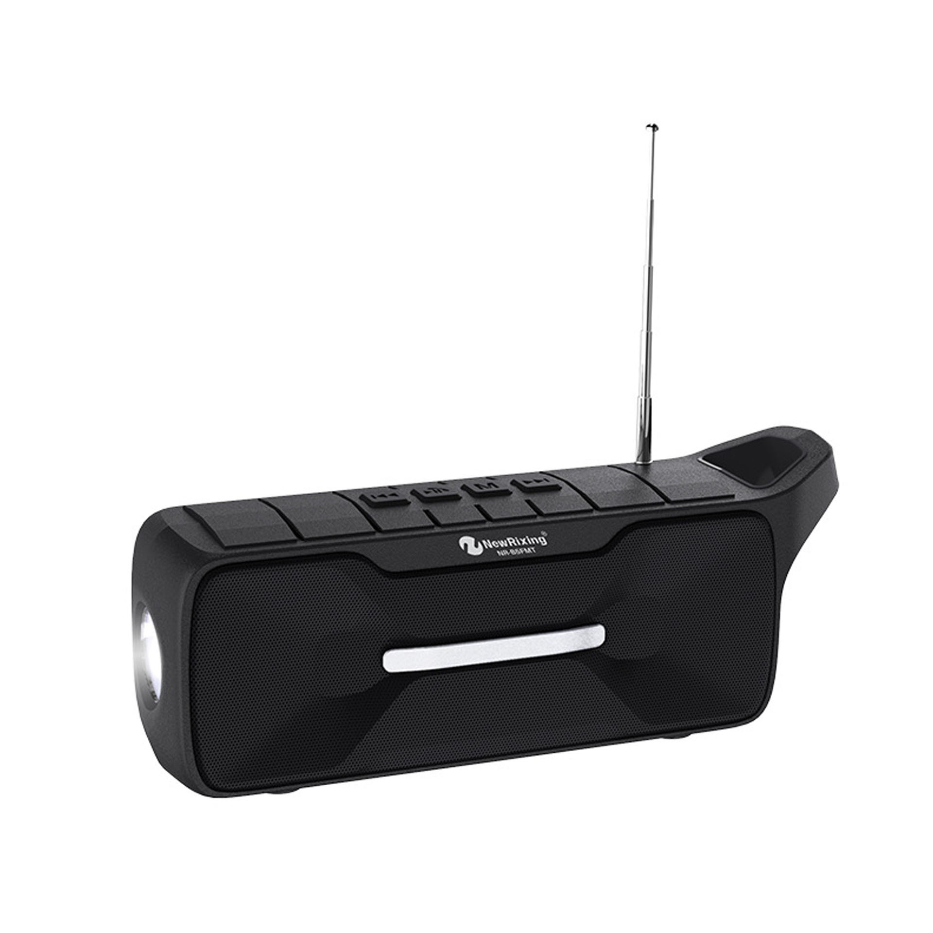 多功能户外蓝牙音箱太阳能充电应急手电筒音响收音机便携外贸新款