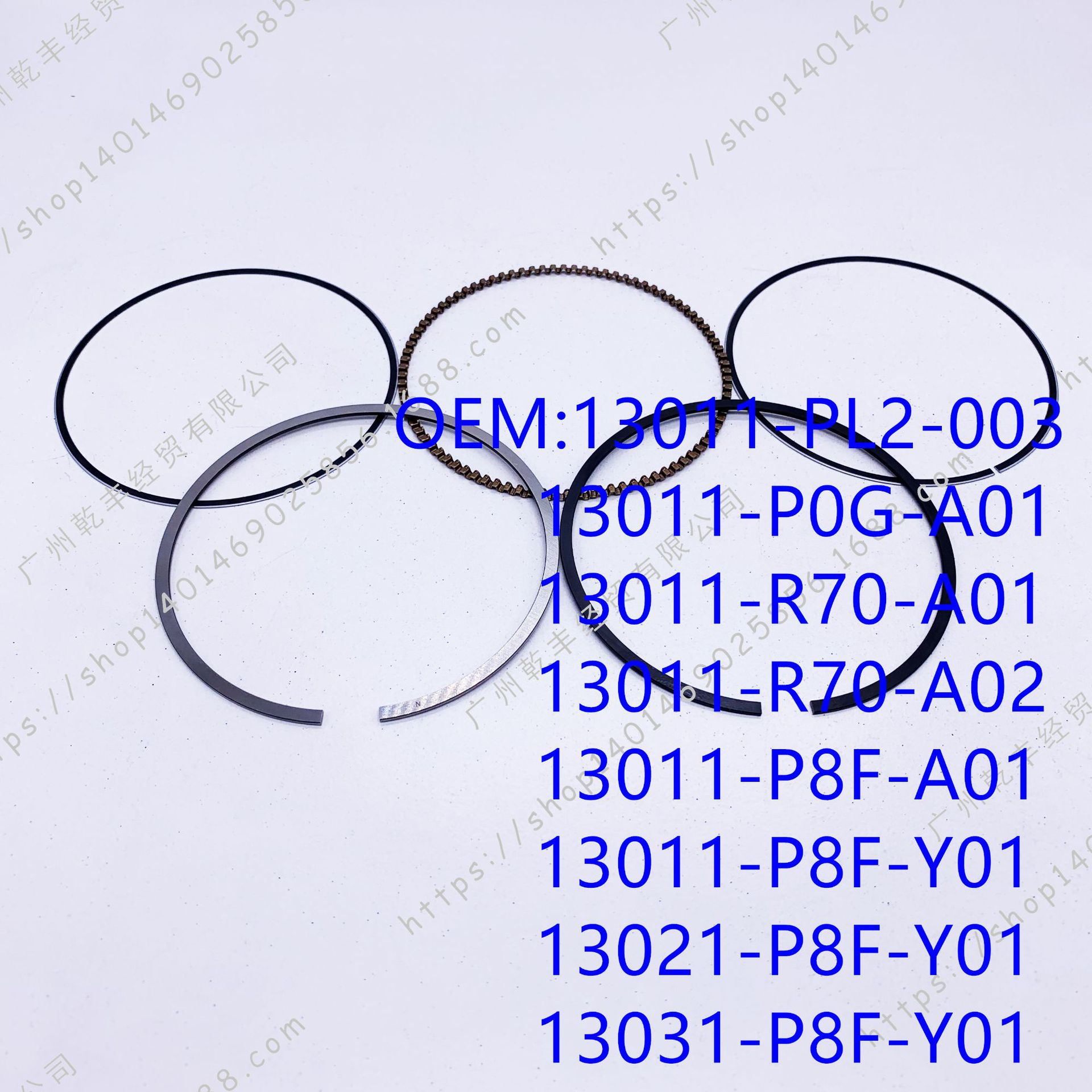 适用于honda j35a1-9 j35z1-6 活塞环 13011-r70-a01 ring piston