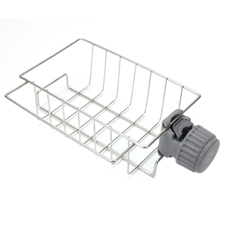Racks Hanging on a Faucet Factory Direct Sales Kitchen Stainless Steel Drain Basket Storage Rack Bathroom Punch-Free Storage Rack