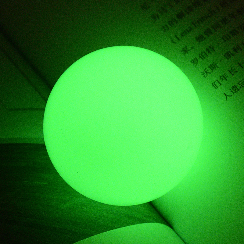 夜明珠夜光石超亮原石汉白玉荧光萤石球水晶球客厅办公室摆件批发