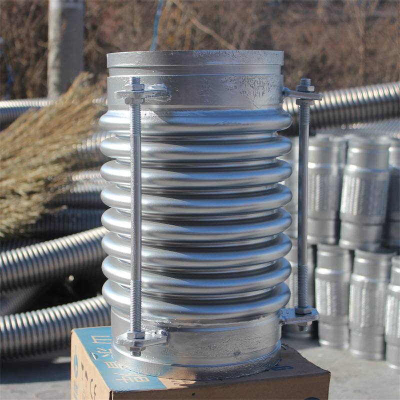 佰耐出售卡箍波纹管补偿器 卡箍波纹膨胀节 消防专用卡箍伸缩节