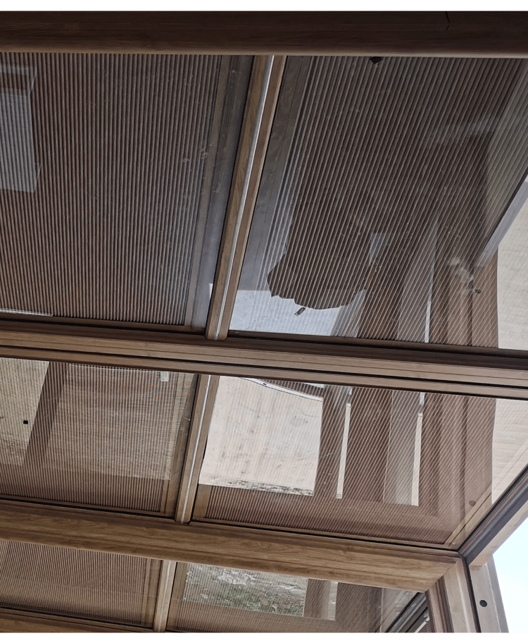 厂家直销阳光房中空内置电动蜂巢帘遮阳遮光防紫外线智能电动蜂巢