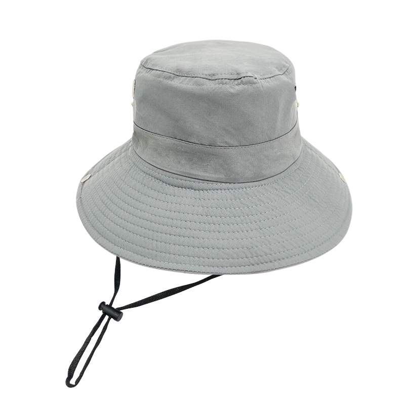 Outdoor Tactics Exercise Alpine Cap Men's Sunscreen Large Brim Hat Fishing Hat Sun-Proof Breathable Big Head Circumference Bucket Hat Children