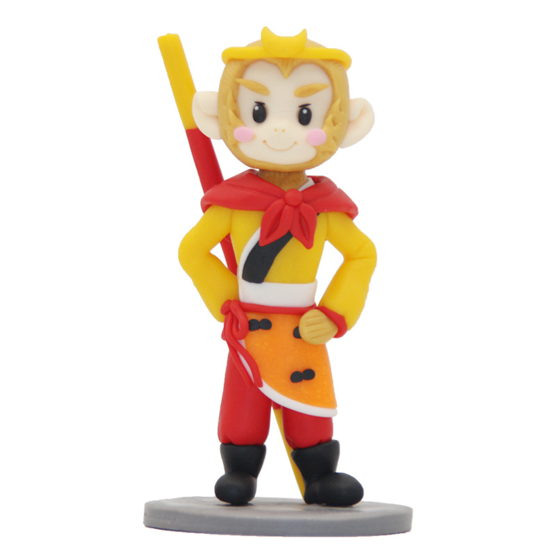 锦州厂家手工制作陶艺卡通西游记孙悟空新年礼物馈赠佳品工厂货源