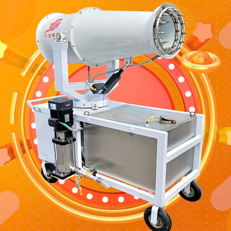 工地围挡喷淋系统 除尘降尘围墙喷雾设备 建筑厂房煤矿沙场造雾机