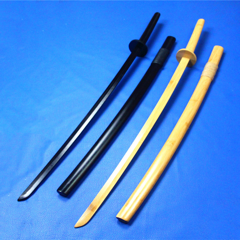 全竹制日本剑道合气道居合练习用木刀剑武器表演道具未开刃