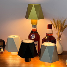 led充电酒瓶台灯创意小夜灯便携装饰氛围酒吧台灯酒头灯跨境批发
