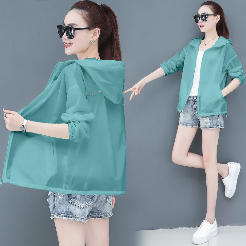 Women's Sun Protection Clothing Women's Uv Protection Short 2022 New Korean Style Summer Shirt Loose All-Match Thin Top Coat Hot
