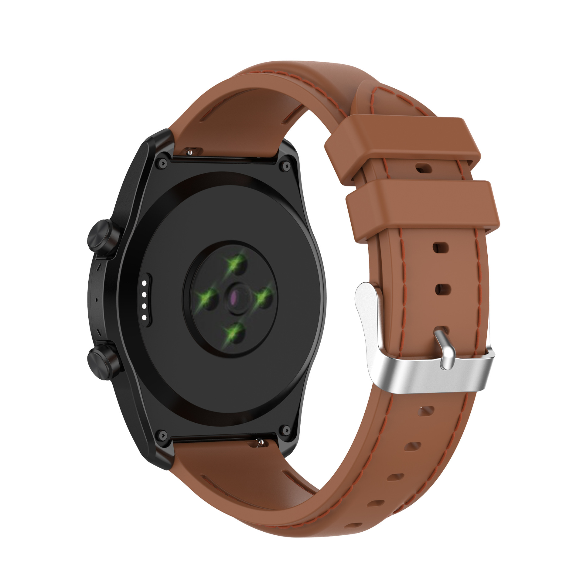 适用ticwatchpro3ticwatchpro3lte官方款车线硅胶表带22mm