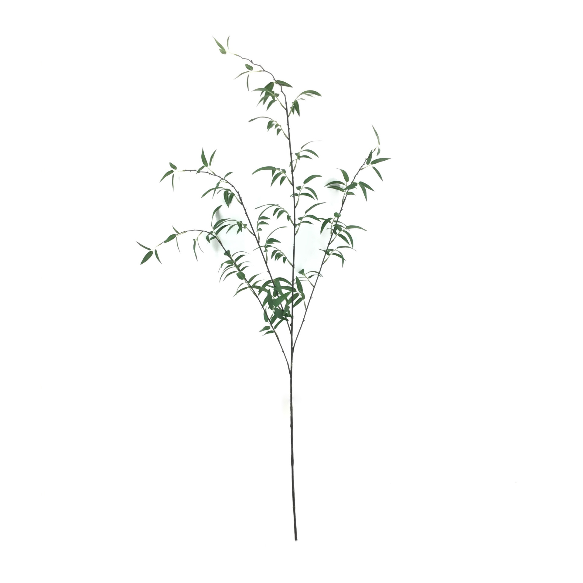 仿真竹叶单支仿真树叶假竹子枝单支竹子装饰假树叶插花花艺配件