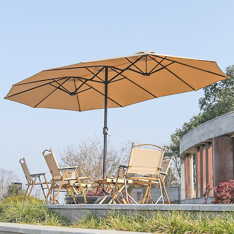 户外太阳伞庭院伞楼顶露台花园伞大型中柱伞阳台伞室外露营遮阳伞