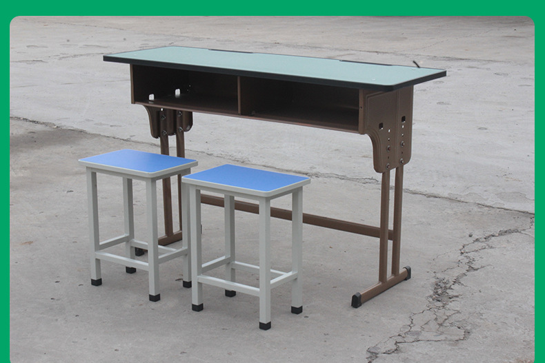 学校课桌椅简约单人课桌教育中小学生升降桌凳辅导培训班桌椅套装