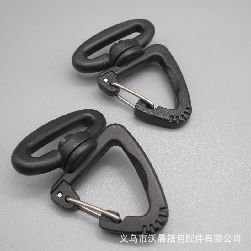 In Stock Direct Selling Rotating 3.8cm Triangle Buckle 2.5cm Triangle Pressing Buckle Triangle Wire Buckle Luggage Accessories