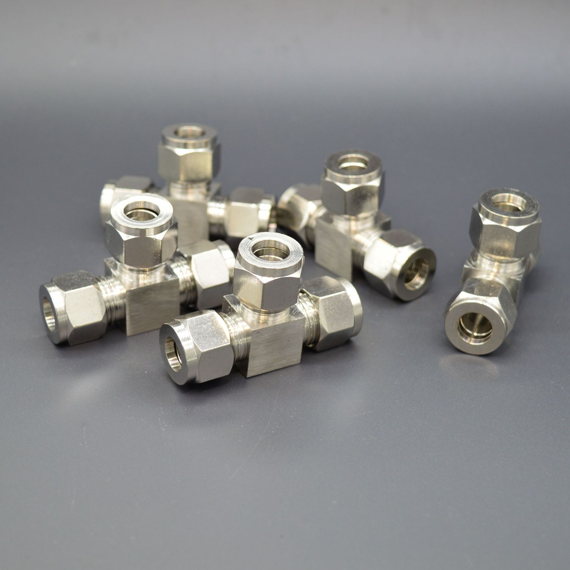 船用卡套三通gbt37452008gbt37482008过板卡套接头