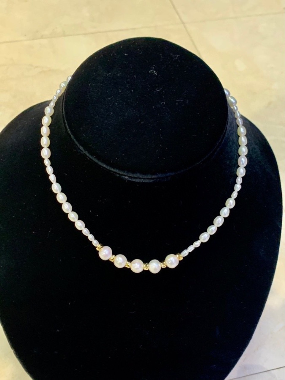 爱迪生巴洛克淡水珍珠项链 淡水珍珠