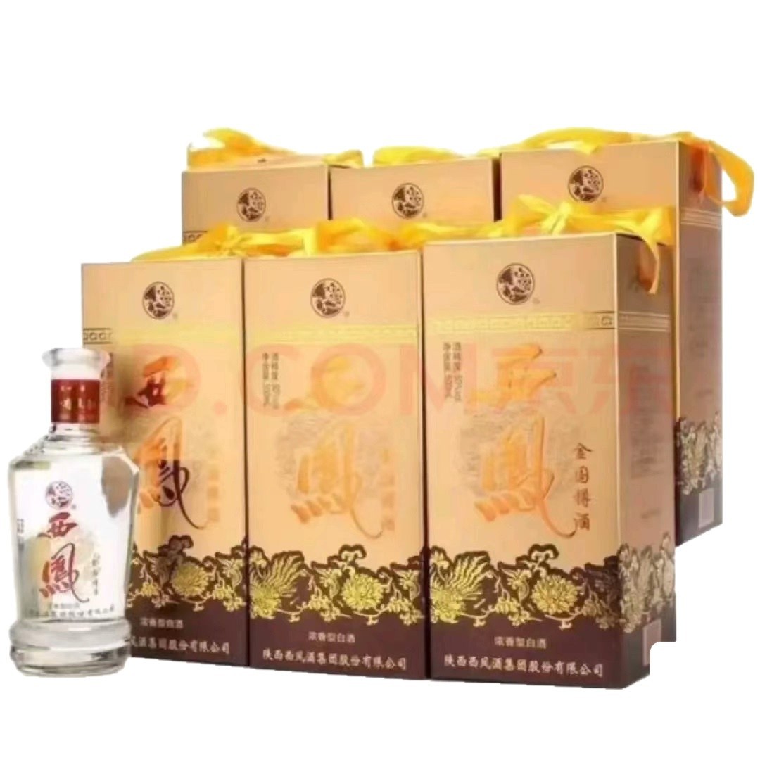 整箱6瓶2006年西凤金国樽酒52度500ml*6瓶浓香型白酒纯粮酿造