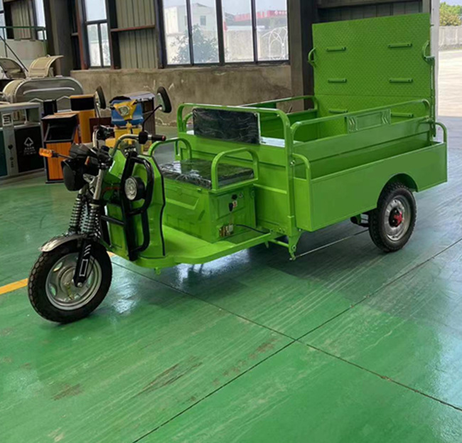 北京上牌电动四桶垃圾转运车回收北京分类环卫厨余街道物业新能源