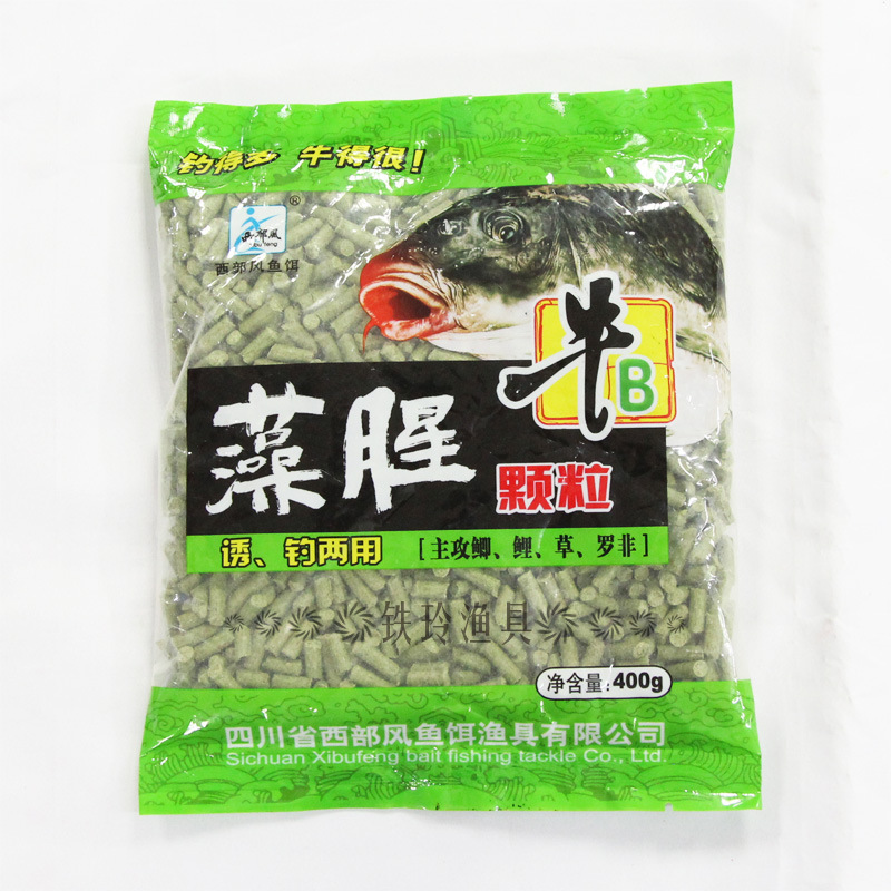 批发西部风牛b藻腥颗粒打窝料野钓饵料400克*80袋-阿里巴巴