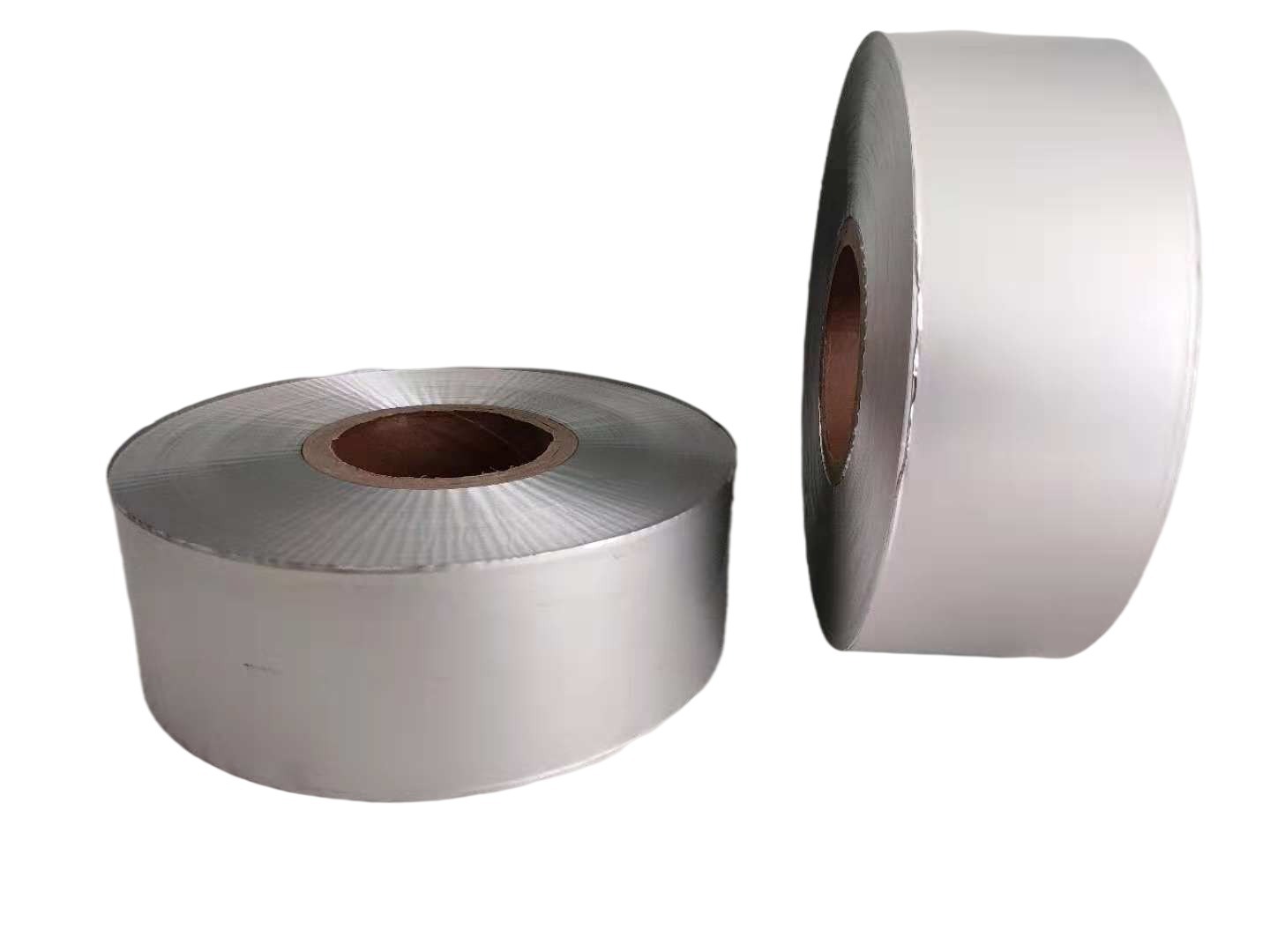 宏箔业加工贸易形式定制批发印刷无颜色银色材质铝箔规格150mm厚度0