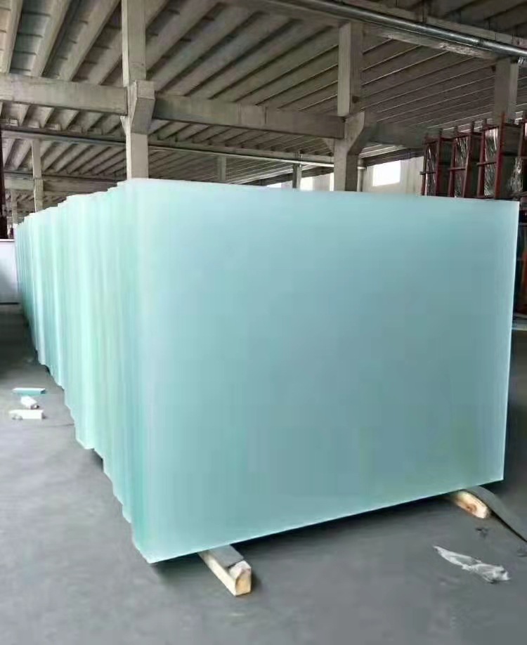 玉砂玻璃水磨砂玻璃油砂钢化玻璃淋浴房玻璃开孔玻璃