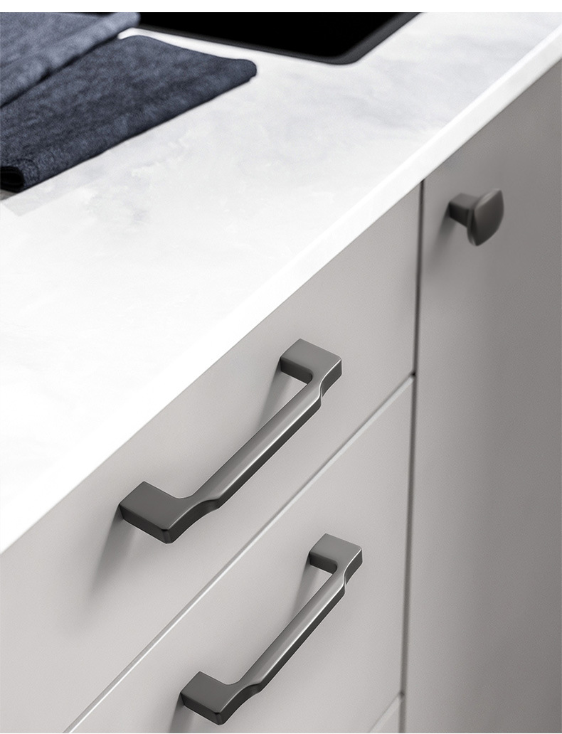 轻奢拉手金色简约柜门拉手衣柜把手北欧浴室柜橱柜抽屉小美式拉手