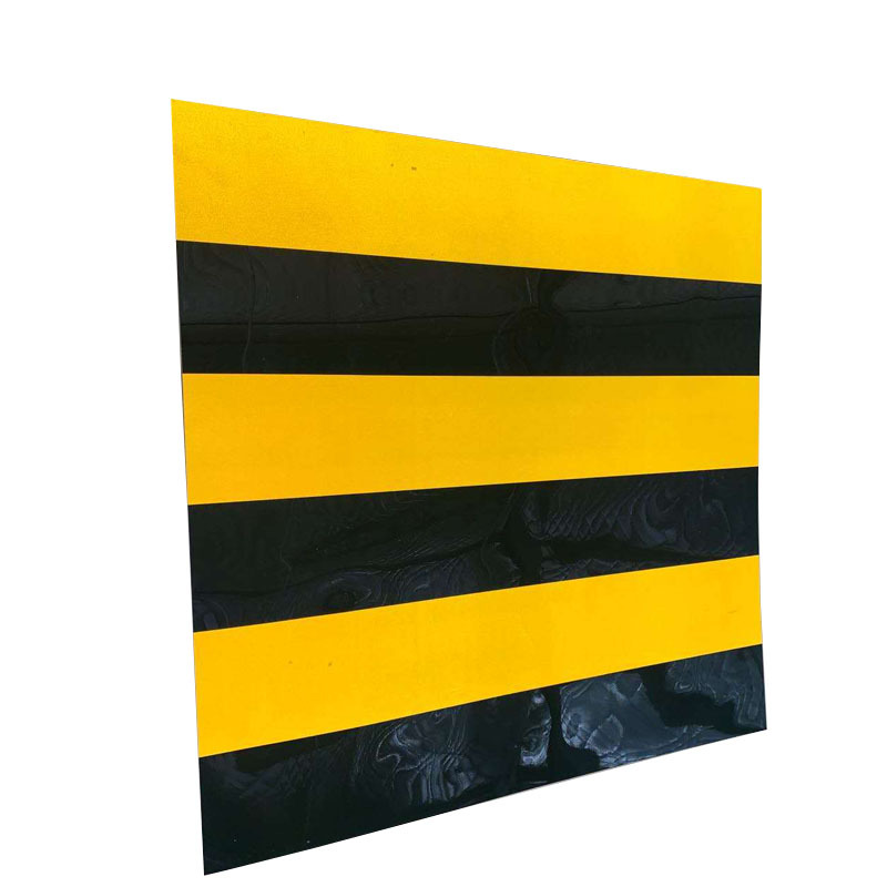 铝基膜黄黑反光膜隧道口桥墩警示立面标记道路防撞警示贴-阿里巴巴