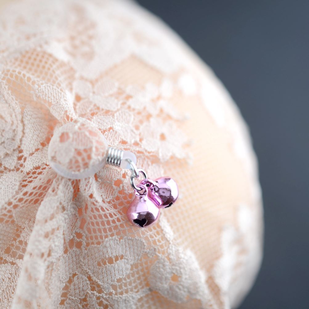 铃铛乳环免打孔无需阴环胸钉情趣饰品不穿孔体环夹女士男拉长环