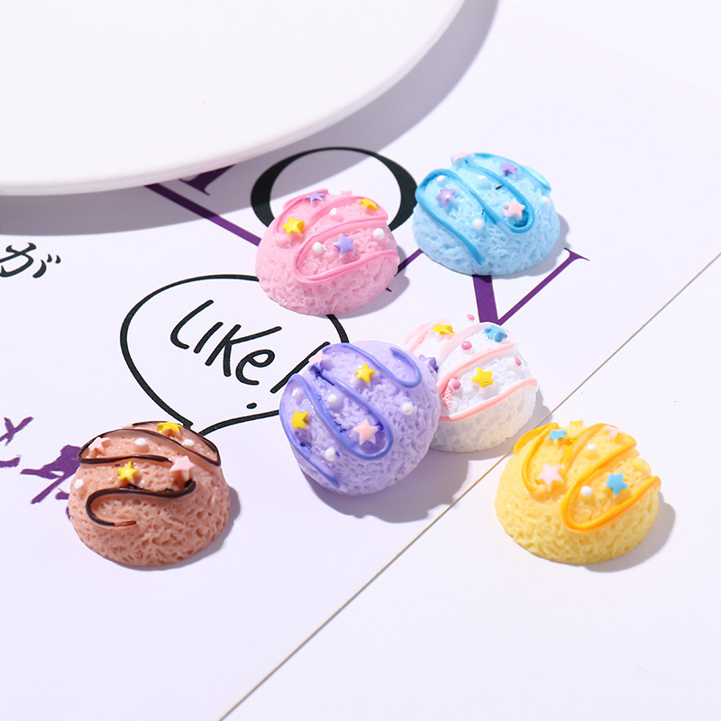 Ice Cream Ball Snowball DIY Cream Glue Phone Case Material Package Handmade Epoxy Homemade Resin Accessories