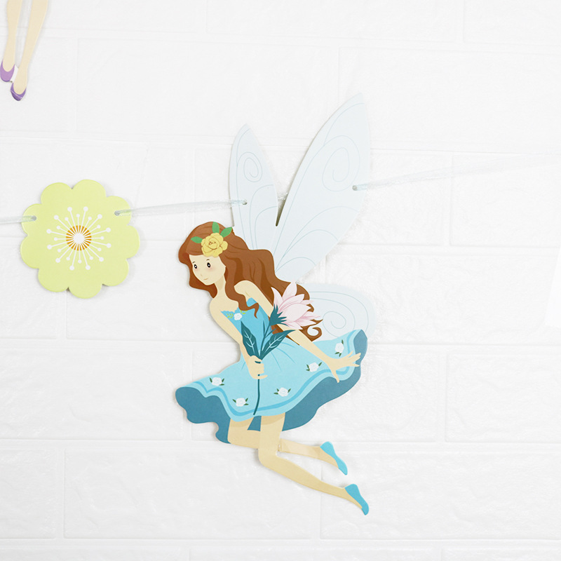 大号精灵花朵小仙子拉旗吊坠浪漫仙子女神小仙女美少女挂旗