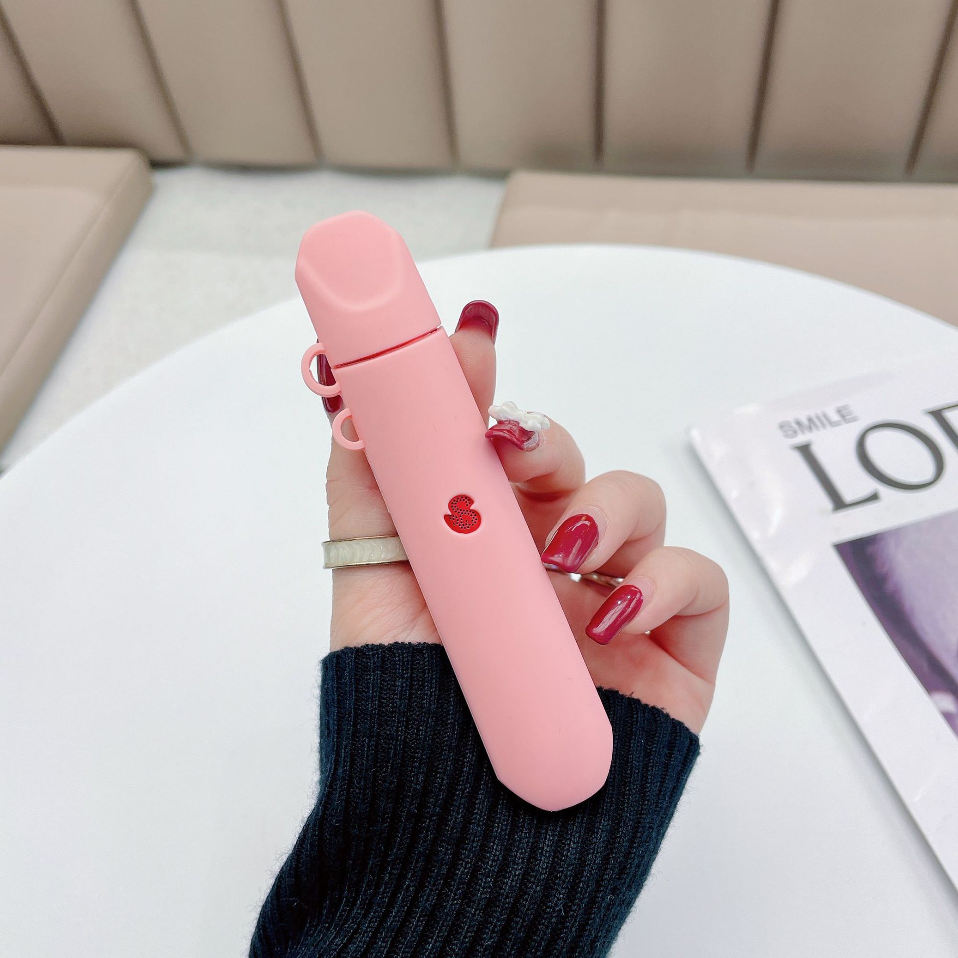 思博瑞保护套sp2s 二代硅胶套挂绳皮套电子器烟套贴纸收纳套挂绳