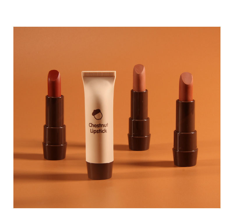 恒芳丝绒栗子口红 雾面唇妆易上色不易脱保湿显白初学者学生彩妆