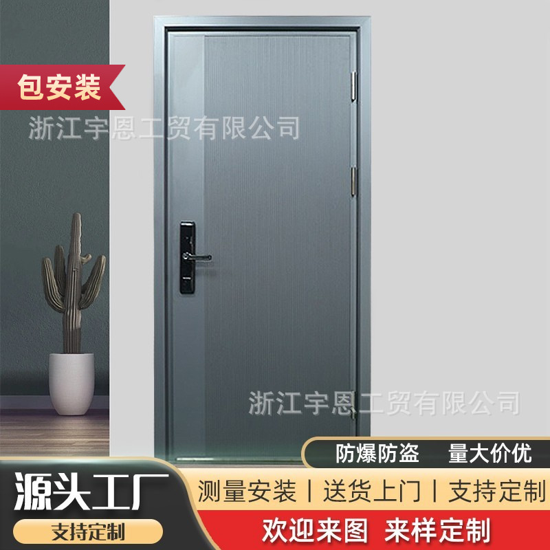 非标真铸铝门双开防盗门别墅大门铸铝大门农村落院双开大门定 制