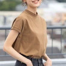 半高领短袖T恤女宽松大码2023夏季新款韩版半袖体恤上衣潮ins