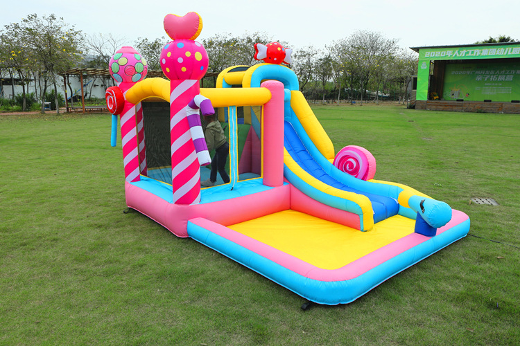 儿童充气城堡家用室内小型滑梯乐园淘气堡跳床蹦床宝宝玩具游乐场