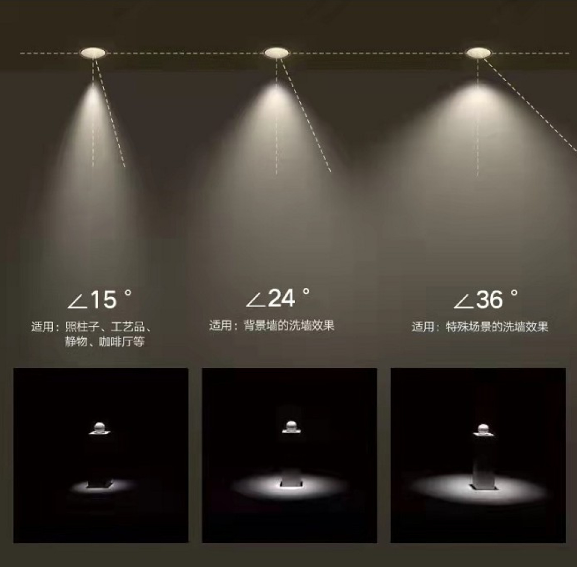 涂鸦蓝牙mesh智能射灯wifi防眩目嵌入式天花灯调光调色cob射灯