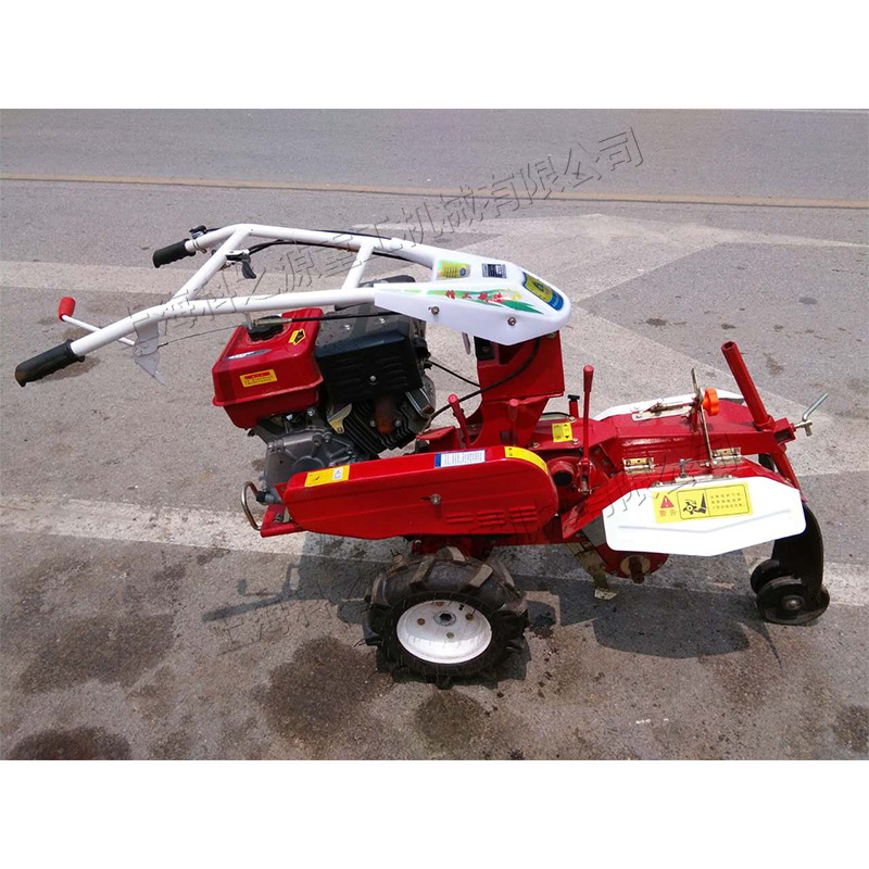 kzy-9大葱种植机器 9马力单行蔬菜开沟培土机 小型农用汽油旋耕机
