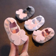 0-1岁女宝宝软底公主鞋婴儿学步鞋春夏秋款2-3-6-9-12个月地板鞋